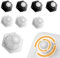 SVOCK Ruedas para Muebles Pequeñas, Self Adhesive Caster Wheels de Nailon, Ruedas para Electrodomesticos Pequeños 100kg, Ruedas para Mesa de Centro, Ruedas Electrodomesticos Cocina, Polea de Bolas Uni