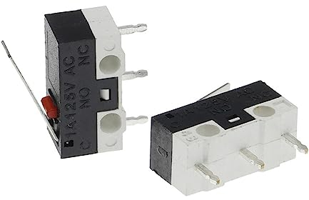 500 Stück Endschalter Druckschalter 1A 125 V AC Schalter 3 Pins Mikroschalter
