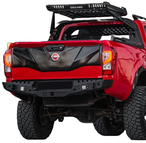 Heckklappenschutz kompatibel mit Nissan Navara NP300 D23 2014 bis 2021 Mattschwarz