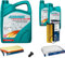 Inspektionspaket Wartungspaket Filterset mit 7L 5W-30 Motoröl GIGA LIGHT MV 0530 LL, Ölfilter, Luftfilter, Innenraumfilter, Verschlussschraube