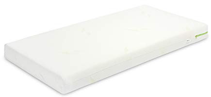 Sensillo Schaumstoffmatratze mit Aloe-Vera-Stoffbezug - für einen bequemen und sicheren Schlaf Ihres Kindes - beidseitig verwendbar - widerstandsfähig - 10cm dick - 120x60cm