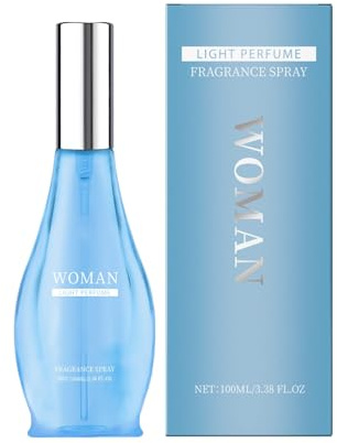 Oriental Charm Eau de Toilette Spray, profumo fresco persistente con profumo di cocco e arancia, profumo leggero ed elegante Mjq561 (Light Blue, NET 100ml)
