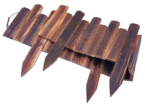 IWOWHERO Garten Zaun Für Draußen Gartenzaun Dekoration Wetterfester Sichtschutz Für Den Garten Vielseitige Verwendung Als Gartenzaun Beeteinfassung Und Rasenkante Lang Zaun Garten