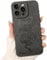 NITITOP Compatible for iPhone 16 Pro Max Case Cute Cool Dragon Black Design for Women Girls Soft TPU Shockproof Protective Girly for iPhone 16 Pro Max - Dragon