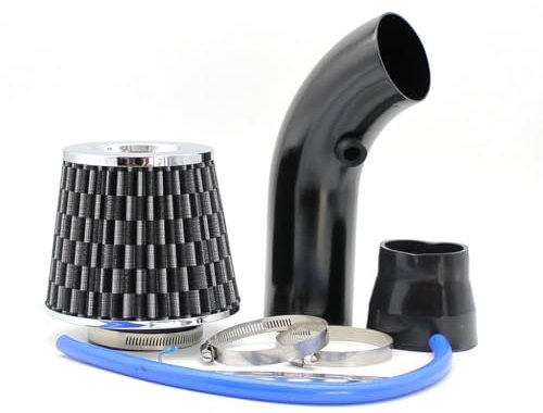 NHBGTARF Tubo di Aspirazione Aria Fredda per Nissan Qashqai J11 2015-2023,Filtro Aria Fredda in Allumini oIngresso Sportivo Filtro dell'Aria,A-Black
