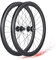 Mountainbike Laufradsatz Carbonfaser-Rennrad-Laufradsatz 700C Rennrad Sechs-Nagel-Scheibenbremsnabe Großer Messerring 50-Mm-Laufradsatz In Tonnenachsenversion