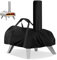 Iptienda Pizza Oven Cover for VonHaus, 420D Heavy Duty Pizza Oven Covers with Chimney Waterproof, Outdoor Protective Oven Cover Pizza Oven Accessories, Camping Pizza Protective Cover - 70x39x20cm