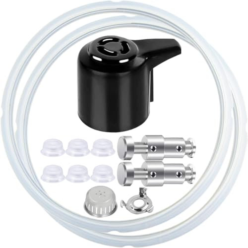 EATBALE Accessories Kit for Instant Pot Duo 5, 6 Qt/Duo Plus 6 Qt Pressure Cooker Steam Release Handle Float Valve Seal Ring Anti-Block Cover & Bracket Universal Replacement Parts