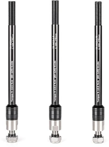 imuounl Steckachse für Fahrradanhänger und steckachse fahrradanhänger– M12x1.0 Adapter (160–178 mm) – Kompatibel mit gängigen Fahrradanhänger-Kupplungen