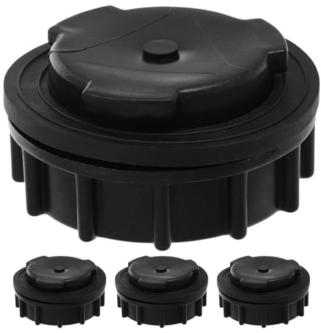 TOYZFRIENDY 4pcs Garbage Bin Stopper Plug for Outdoor and Commercial Use, Heavy-duty Plastic Drain Plugs Compatible 660l Rubbish Containers, Effective Drainage Management and High Capacity