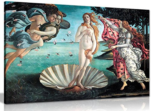 Sandro Botticelli Leinwandbild, Motiv: Die Geburt der Venus, 76,2 x 50,8 cm