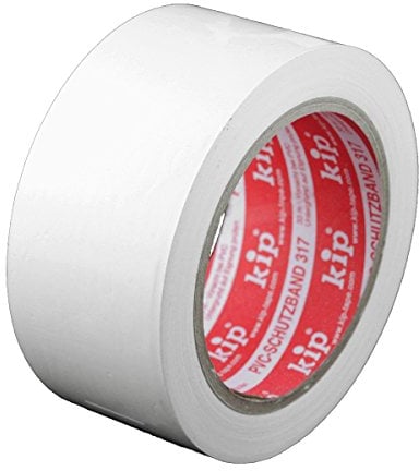 Kip 317 PVC-Schutzband glatt weiß 50mm x 33m 317-55