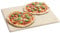 BURNHARD Pizzastein für Gasgrill & Holzkohlegrill aus Cordierit für Brot, Flammkuchen & Pizza, rechteckig - 45 x 35 x 1.5 cm