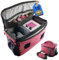 Toniebox Tasche für Figuren und Box mit Schultergurt | auch für Tigerbox Touch | für 18 Toniefiguren, Kopfhörer, Ladestation | PINK | Toniebox Zubehör | Tigerbox Tasche | Tonie Transporttasche