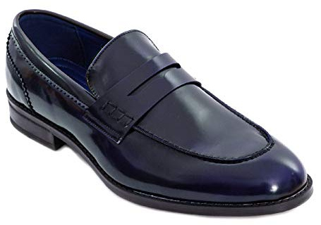 Toocool - Mocassini Uomo Oxford Polacchine Scarpe Uomo Eleganti College Y79 [42,Blu]