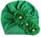 Asudaro Baby Mädchen Mütze Blumen Turban Hut Perle Beanie Cap Elastic Headwear Head Wrap Baumwolle Kleinkind Stirnbänder Stirnband Neugeborenen Kappe Sommer Hut Grün