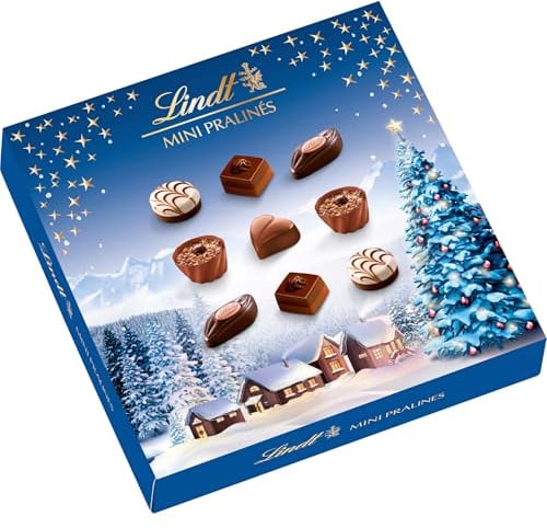 Lindt Schokolade | Weihnachts-Zauber Mini-Pralinés Schachtel | 44g | feine Auswahl edler Mini-Pralinen in festlicher Verpackung | edles Pralinen-Geschenk zu Weihnachten