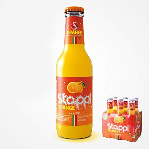 STAPPI Aranciata - Bevanda Analcolica da 200 ml - Confezione da 24
