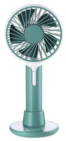 Geekcook Ventilateur Silencieux,Ventilateur de bureau ultra-silencieux à chargement USB-vert