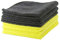 Glart 6 Stück Mikrofasertücher Allrounder 32x32 cm gelb & grau Allzwecktücher für Haushalt Küche WC Bad Haus Garten Büro, H44A6