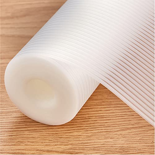 YBQZ Alfombrilla para Cajón, 30x600cm Protector Cajones Cocina Plastico Protector Muebles Alfombras Non Adhesivo para Nevera Fregadero Estante Organizador Cubiertos EVA Cubre Encimera Antideslizante