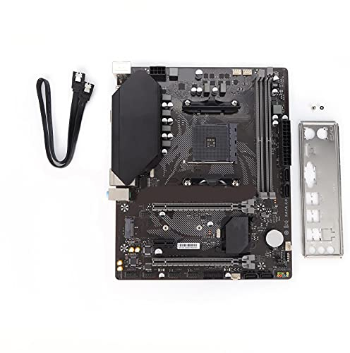 Dpofirs B550M Gaming M-ATX Scheda Madre Supporto per Am4 Socket APU e per Processore Ryzen, PCIE 4.0, M.2, DDR4, 24 Pin + 8 Pin, HDMI, DP, USB3.0, SATAIII