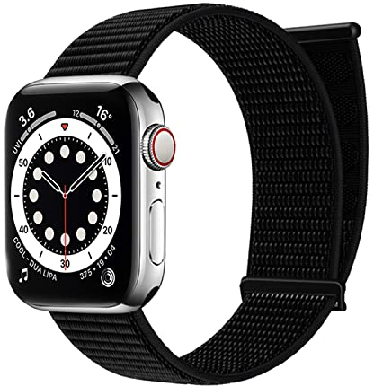 chinbersky Correas Deportivas Compatibles con Correas Apple Watch 42mm 44mm 45mm 49mm, Correa de Repuesto de Nailon Elástico Ajustable para iWatch Series Ultra/8/7/6/5/4/3/2/1/SE