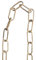 LEDSone French Gold Hängeketten-Set zum Aufhängen von Lichtern, Namensschildern, Vogelhäusern, Vogelbädern, Windspielen, Pflanzgefäßen, Laternen und Ornamenten (Französisches Gold)