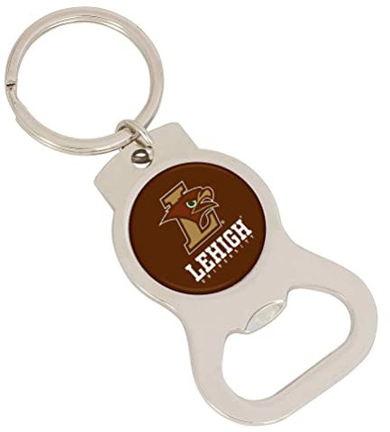 Lehigh University Flaschenöffner Schlüsselanhänger Mountain Hawks Autoschlüssel (Silberflasche), Mehrfarbig, Einheitsgröße
