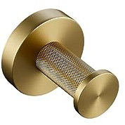 Bathroom Hardware Accessories Set Brushed Gold Knurled Brass Kit Towel Bar Ring Robe Hook Paper Holder Towel Ring Toilet Brush,hook,BG