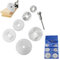 BigCheer Kreissägeblätter für dremel zubehoer Multifunktionswerkzeuge, 6 Stück Kreissägeblätter Set, sägeblätter, sägeblatt zum Schneiden von Holz, Kunststoff und Metall