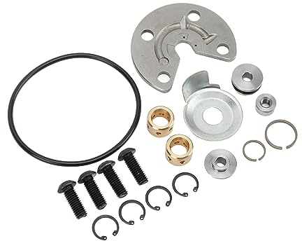 Turbolader-Reparatursatz, Premium-Qualität, Aluminium-Edelstahl-Gummi, Langlebig, Wiederherstellung des Betriebszustands, Einfache Montage, Passend für Land Cruiser D4D 3.0