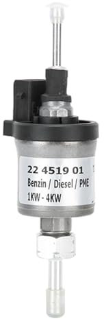 Car Heater Oil Fuel Pump, 12V Low Pressure Fuel Metering Pump, Low Noise Inline Electric Fuel Pump Fit for Eberspacher Airtronic D2/D4 12V 22451901