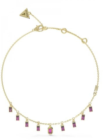 GUESS Halskette JUBN04250JWYGFCT-U Hashtag, Silber, Kein Edelstein