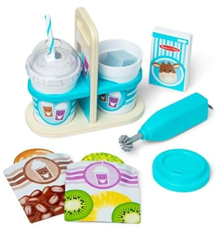 Melissa & Doug Spielset mit warmen und kalten Getränken, Spielzeugessen für Jungen und Mädchen ab 3 Jahren