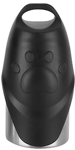 LOLPALONE 1 x Edelstahl-Trinkflasche für Hunde, für Reisen, für Haustiere, Spaziergänge im Freien, Wandern, Reisen, 350 ml