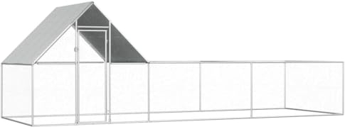 Willood Hühnerstall 6x2x2 mVerzinkter Stahl