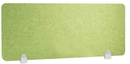 Büro-Trennwand Sichtschutz Schreibtisch Trennwand mit 2 Klemmen Bildschirm Büro Schule Zubehör für Schüler 40 x 80 cm (Grün) …