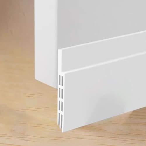 Joint de porte, 1 m, autocollant, de qualité supérieure, peut être coupé librement, rapide et facile à poser, comme insonorisation, protection contre le froid, blanc