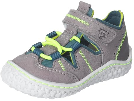RICOSTA Mädchen und Jungen Kletthalbschuhe Jerry, Kinder Lauflernschuhe, Weite: Mittel, waschbar,vegan