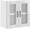 Armario colgante de cocina con puerta de cristal de alto brillo, material de madera, 853909