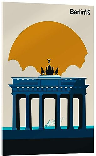 Posterlounge Berlin 89 Acrylglasbild von Bo Lundberg 20 x 30 cm Bunt Wandbilder Wanddeko
