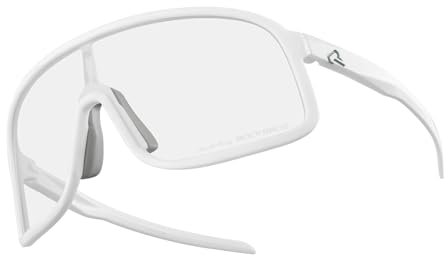 ROCKBROS Fahrradbrille Photochromatisch Selbsttönend Cycling Glasses Fahrradbrille Outdoor Rennrad Sportbrille Sonnenbrille für Damen und Herren