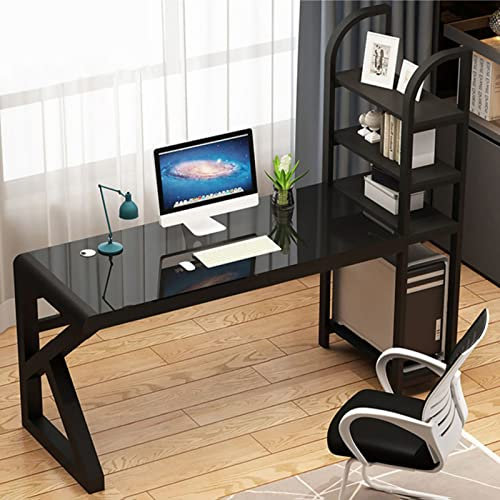 L Shaped Computer Desk,41 inch Corner Desk Modern Simple Home Office Gaming Desk Study Table with Storage, Black