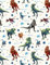Jurassic World Geschenkpapier, 4 m Rolle, Dinosaurier-Motiv, Geburtstagsgeschenk