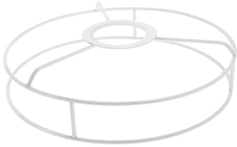 NUOBESTY Runder Lampenschirmrahmen für Diy-design Lampenschirm Tisch Pendelleuchten Handgefertigte Langlebige Beleuchtungslösungen für Minimalistischen Stil