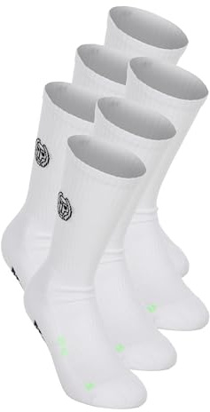 BIDI BADU Matayo Crew Tech Tennissocken Unisex weiß
