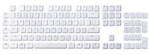 pour G915 Ensemble Complet de 109 Touches à remplacer pour Logitech G915/G913/G815/G813 TKL RGB Clavier mécanique Gaming Ensemble Complet de Touches (Blanc)