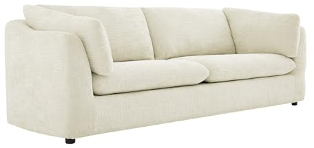 Vente-unique - Sofa ohne Schlafmöglichkeit 3 Nurabi - Polyester - beige