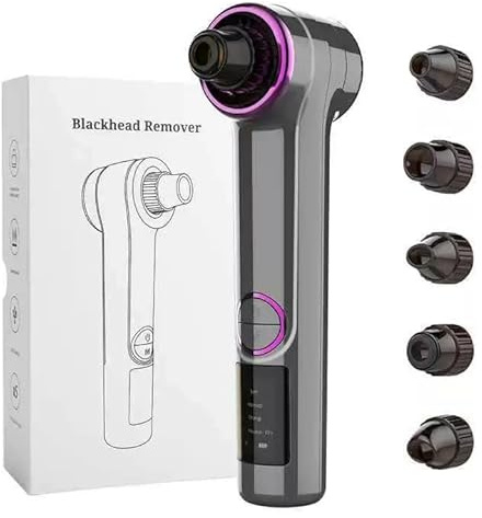 Aspirateur point noir, 3 niveaux 9 modes Extracteur Points Noirs Visage Tire Comedon Avec Compresse Chaude, Anti Point Noir Nez Nettoyage et soin de la peau